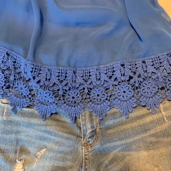 Charming Charlie’s summer blouse EUC - Picture 6 of 7